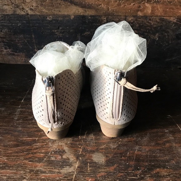 Suede Upper Leather Ankle Boots - Picture 3 of 5